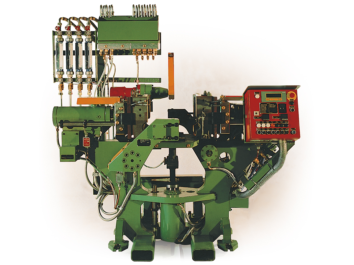 IBB Maschinenbau Kokillen-Gießmaschine VARIOCAST VC 44/V, planbares schließen, öffnen und auswerfen, Auswerfkraft 200 kn, Auswerferhub 150 mm